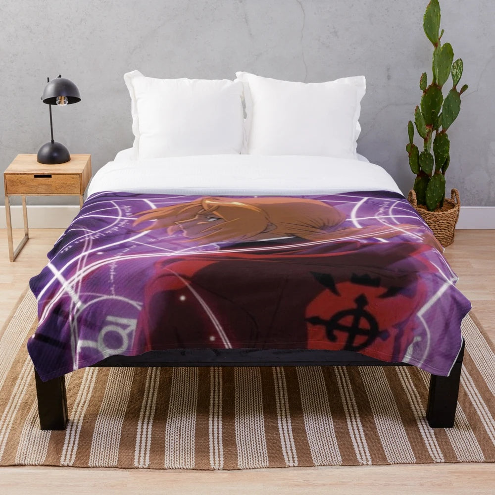 Edward Elric Plush Blanket from Fullmetal Alchemist Brotherhood