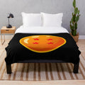 Cozy Dragonball Plush Blanket with Four Star Design