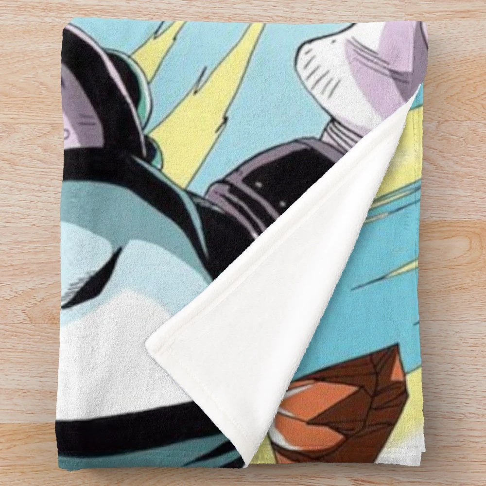 Future Trunks Plush Blanket with Dragon Ball Z Inspired Design