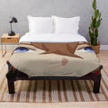 Genshin Impact Childe plush blanket featuring anime-style character