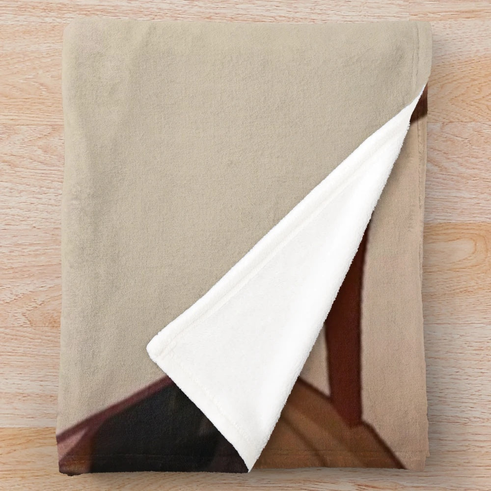 Genshin Impact Childe plush blanket featuring anime-style character
