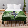 Genshin Impact inspired plush blanket with a japanimation style design