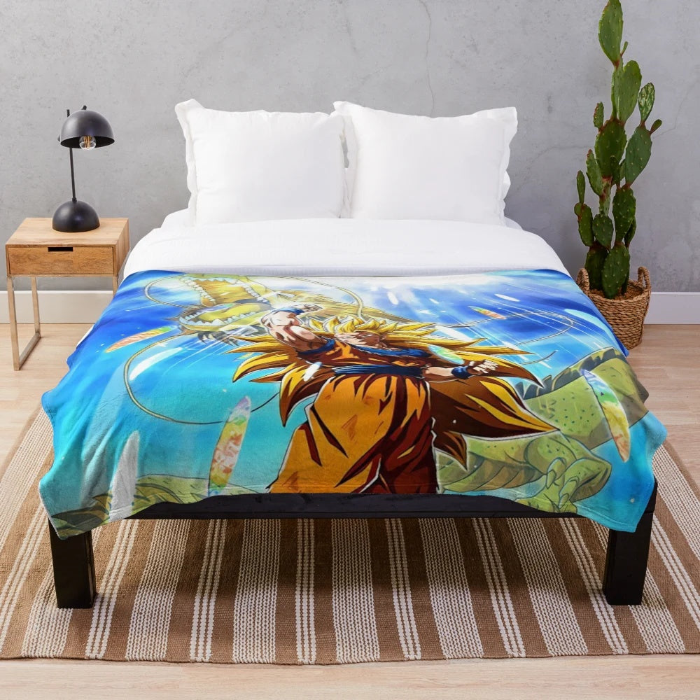 Goku SSJ3 Plush Blanket