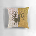 Anime-inspired decorative pillow featuring the Golden Deer house from Fire Emblem: Three Houses