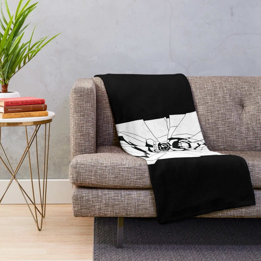 Anime-inspired GTO Mirror Shot plush blanket featuring teacher character