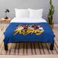 Gurren Lagann inspired plush blanket with vector art design