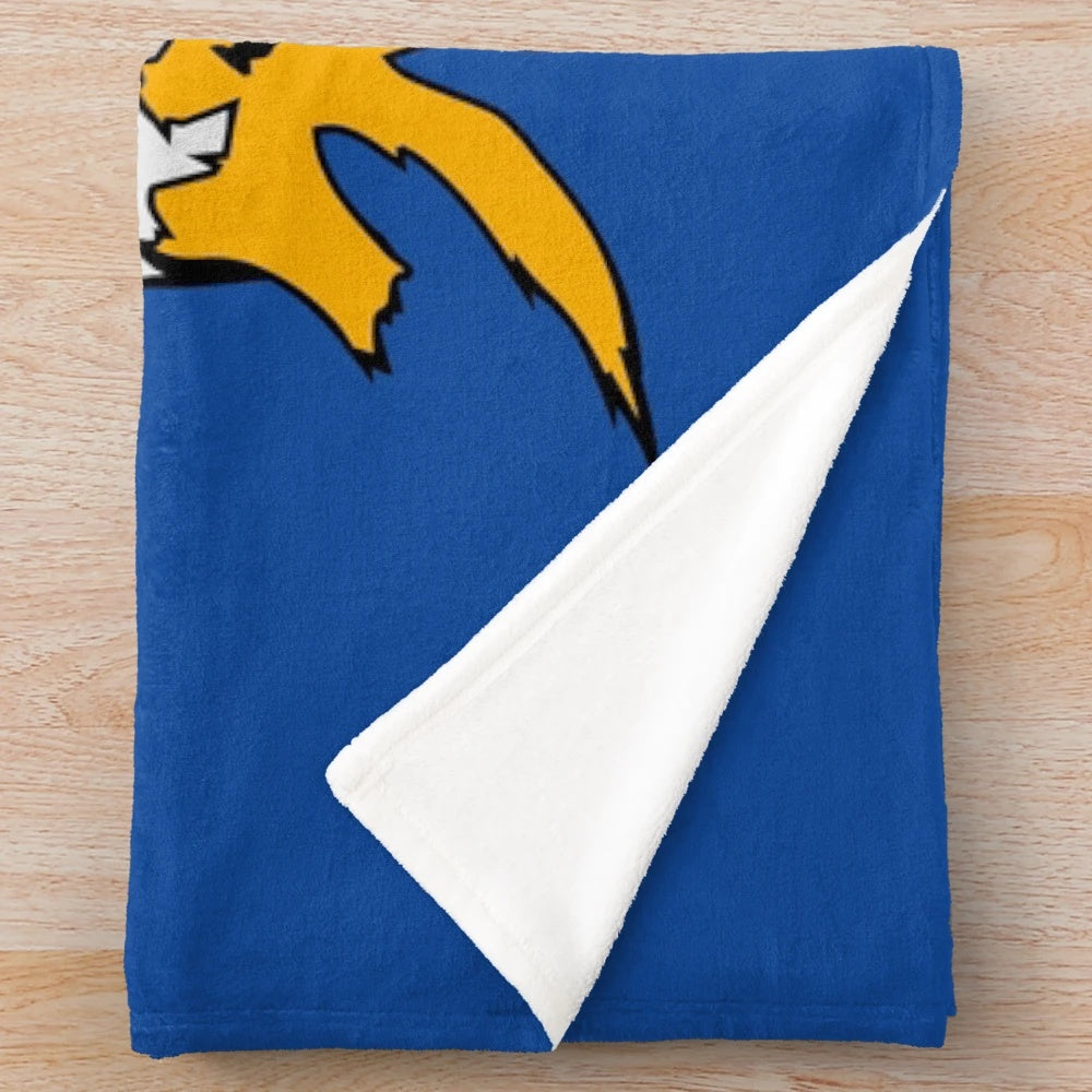 Gurren Lagann inspired plush blanket with vector art design