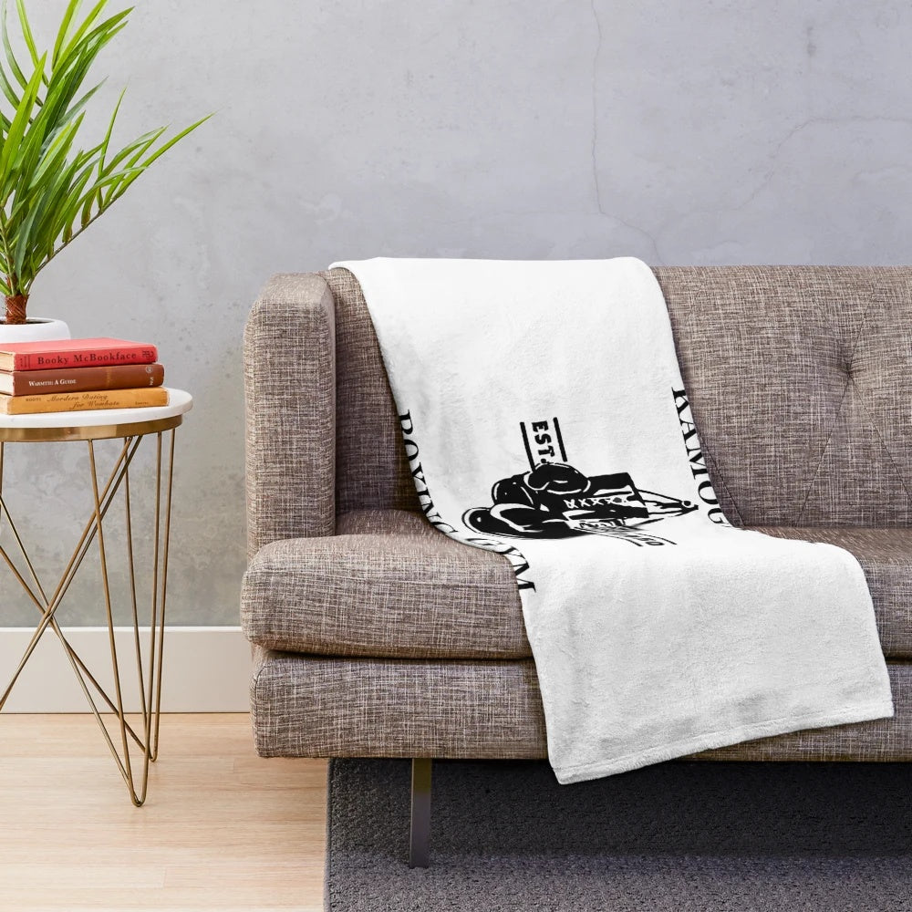 Hajime no Ippo-inspired plush blanket featuring the KBG design