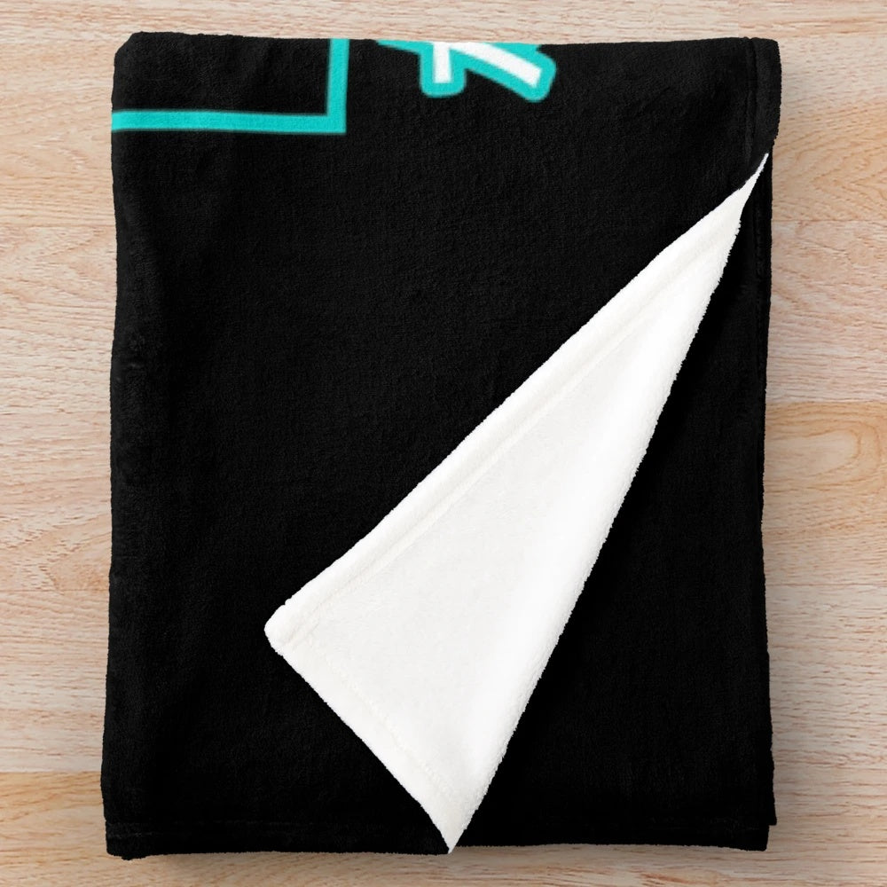 Hatsune Miku anime-style plush blanket