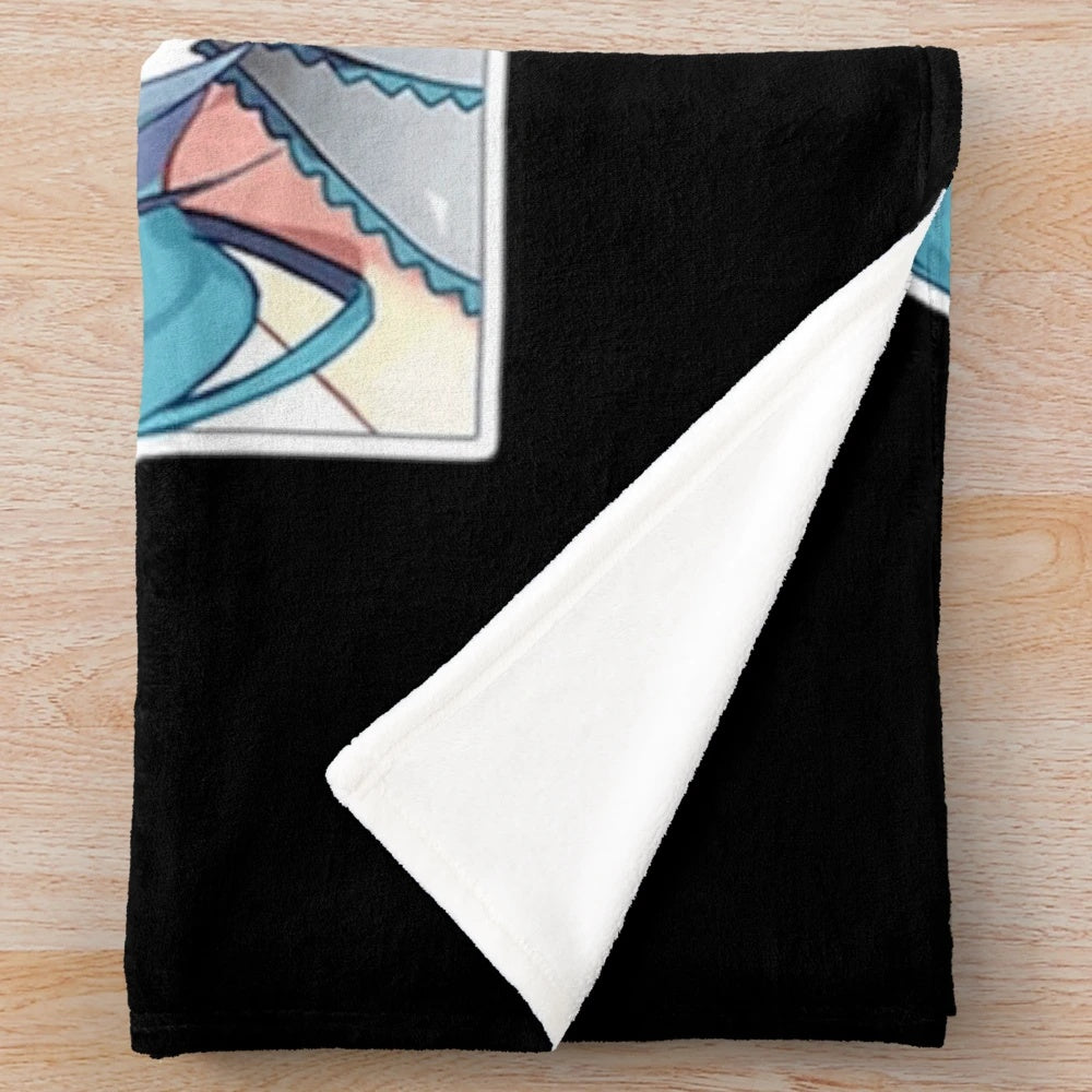 Hatsune Miku Plush Blanket - Anime-Inspired Kawaii Home Decor