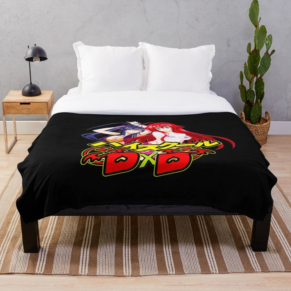 Highschool DxD anime-themed plush blanket