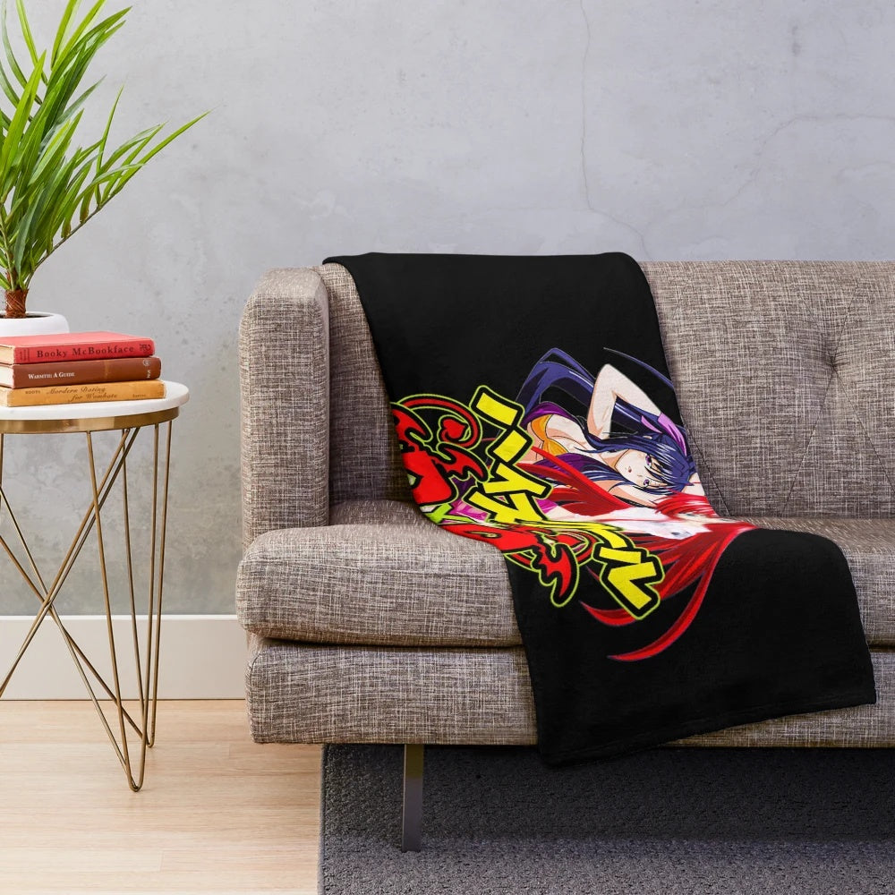 Highschool DxD anime-themed plush blanket