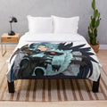 Cozy il dottore Plush Blanket inspired by Genshin Impact