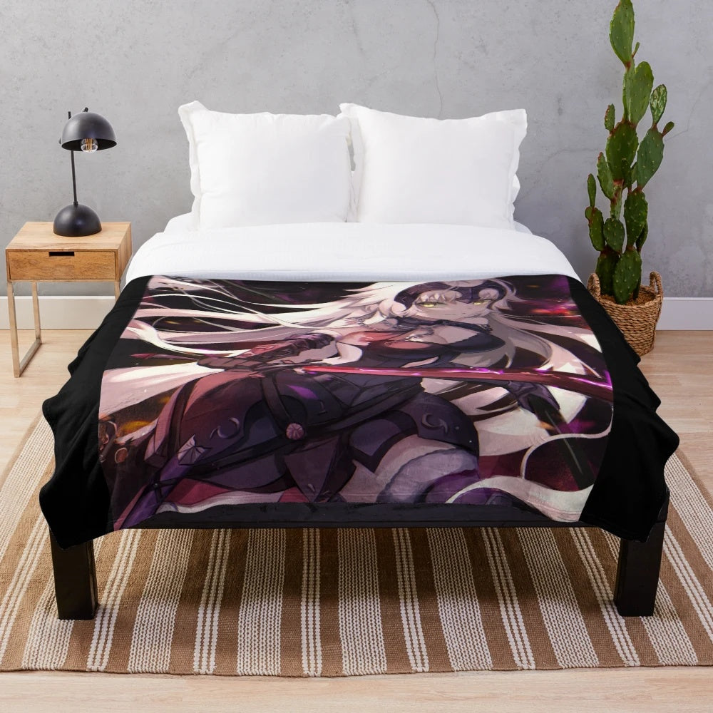 Jeanne Alter inspired plush blanket from the Fate series