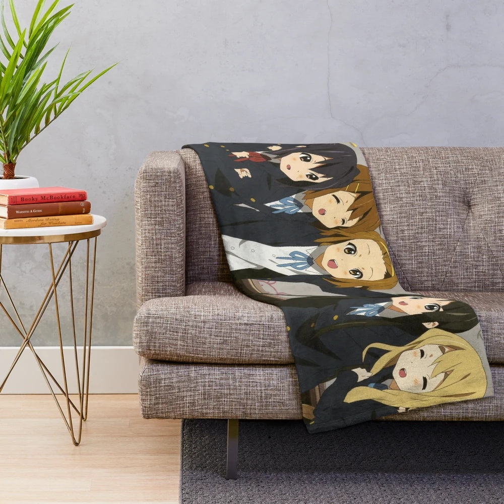 K-On! Anime-Themed Plush Blanket