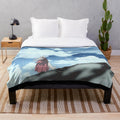 Kamisama Kiss inspired plush blanket featuring anime characters and supernatural elements