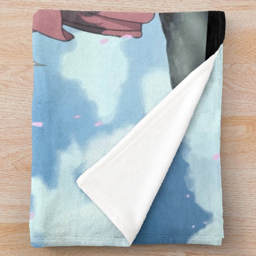 Kamisama Kiss inspired plush blanket featuring anime characters and supernatural elements