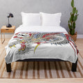 Kazuma Kiryu Yakuza Dragon Tattoo Plush Blanket