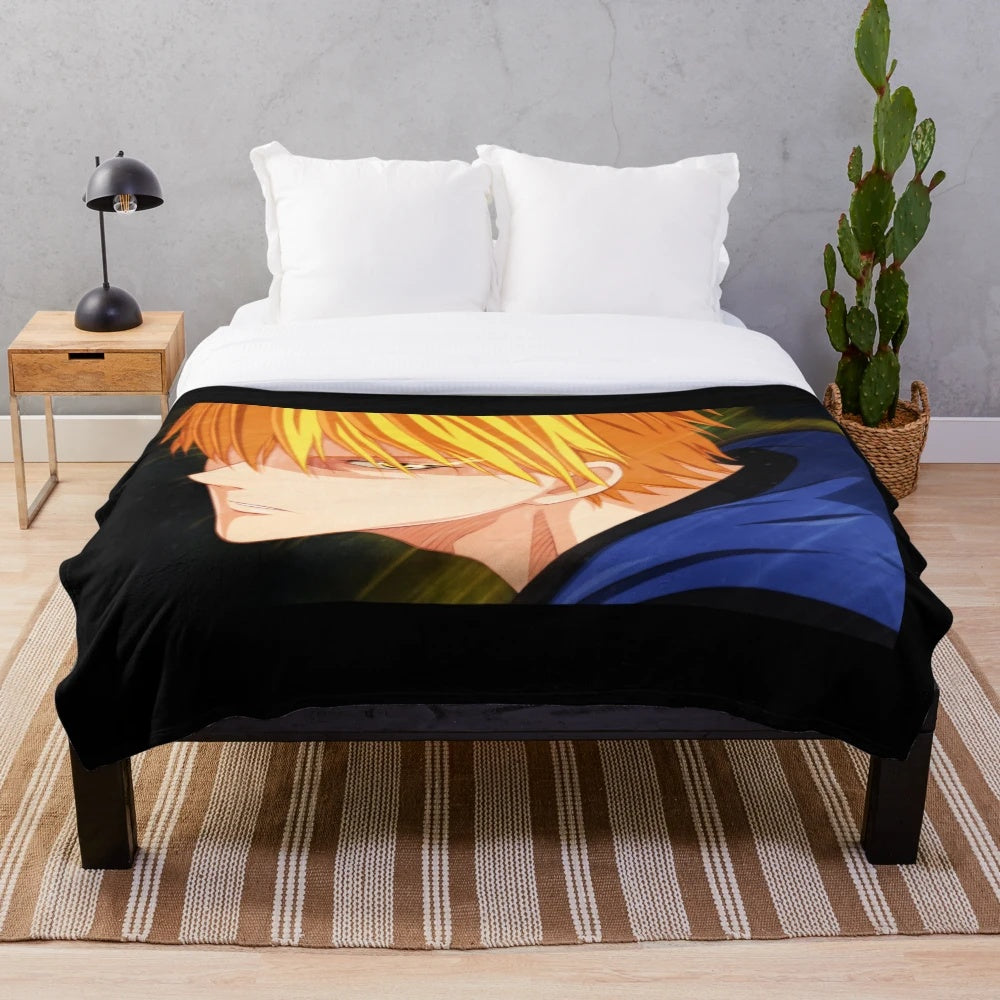 Kise Ryouta plush blanket featuring the popular character from the anime series Kuroko no Basket