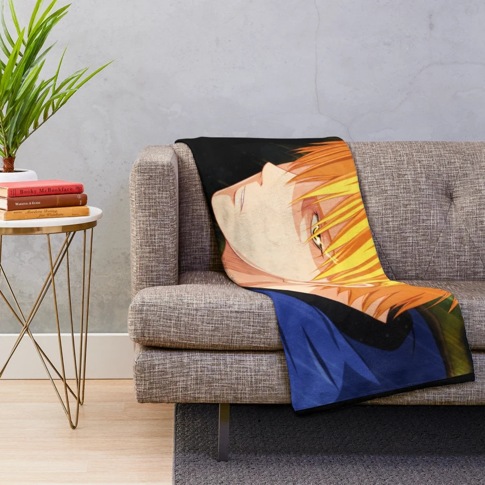 Kise Ryouta plush blanket featuring the popular character from the anime series Kuroko no Basket
