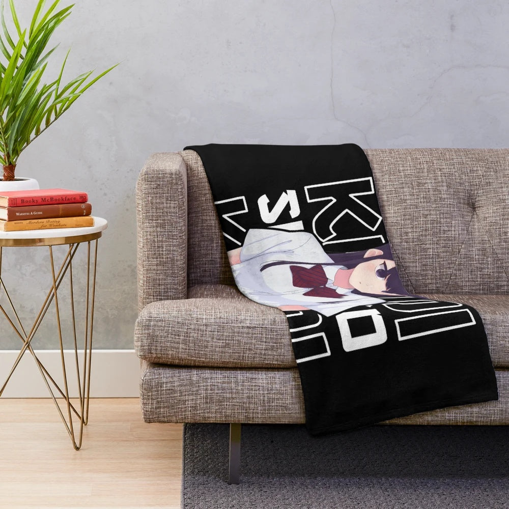 Komi San Plush Blanket - Soft and Cozy Anime-Themed Decor
