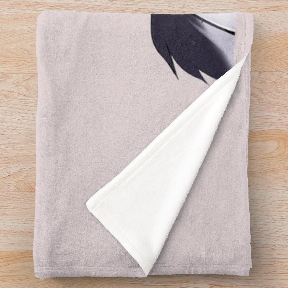 Soft and cozy Loona plush blanket inspired by the Helluva Boss anime