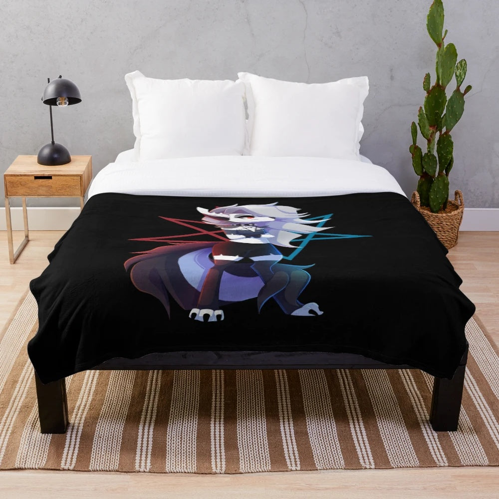 Helluva Boss Loona Chibi Anime Plush Blanket
