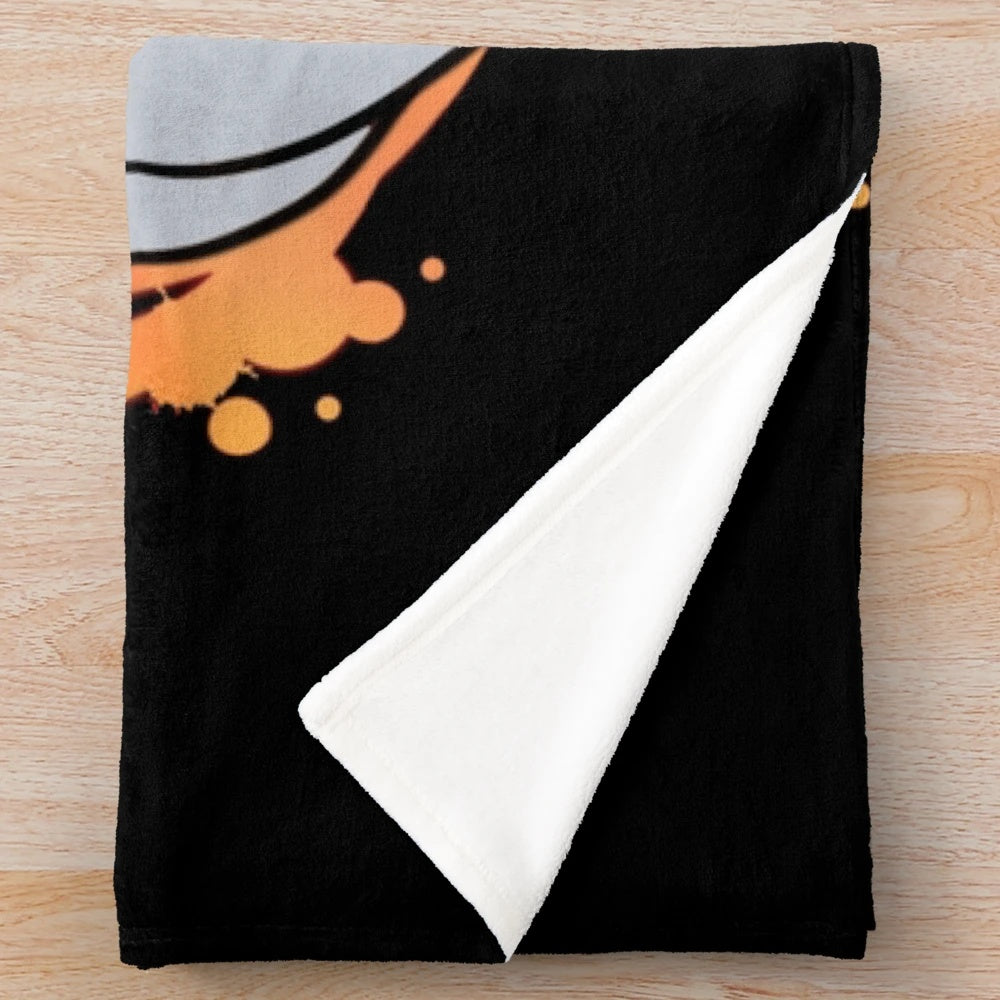 Loona plush blanket from hazbin hotel and helluva boss