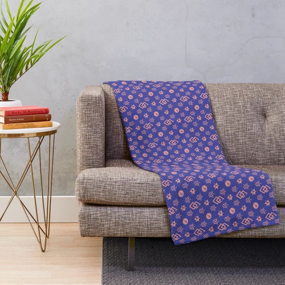Soft and cozy plush blanket featuring a fox caster design inspired by the popular mobile game
