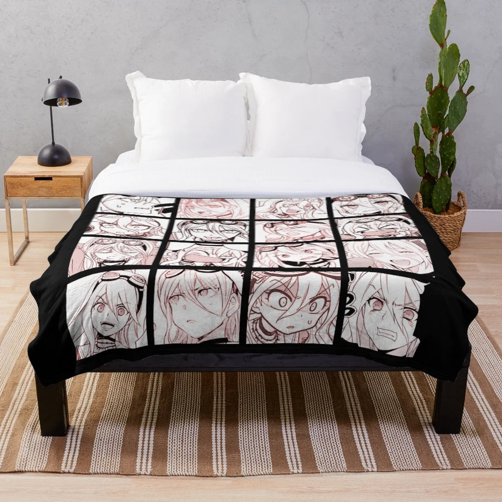 Miu Iruma Plush Blanket featuring Danganronpa V3 characters
