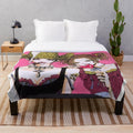 Anime inspired Nana plush blanket featuring characters from the popular shojo manga series