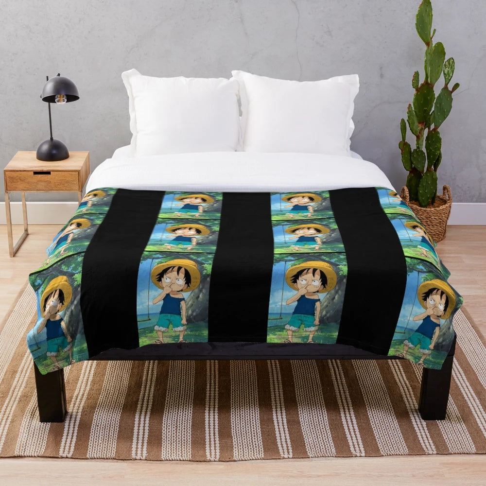 One Piece Luffy Plush Blanket