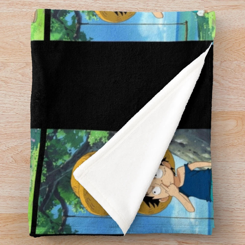 One Piece Luffy Plush Blanket
