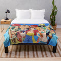 One Piece inspired plush blanket with soft, cozy fabric
