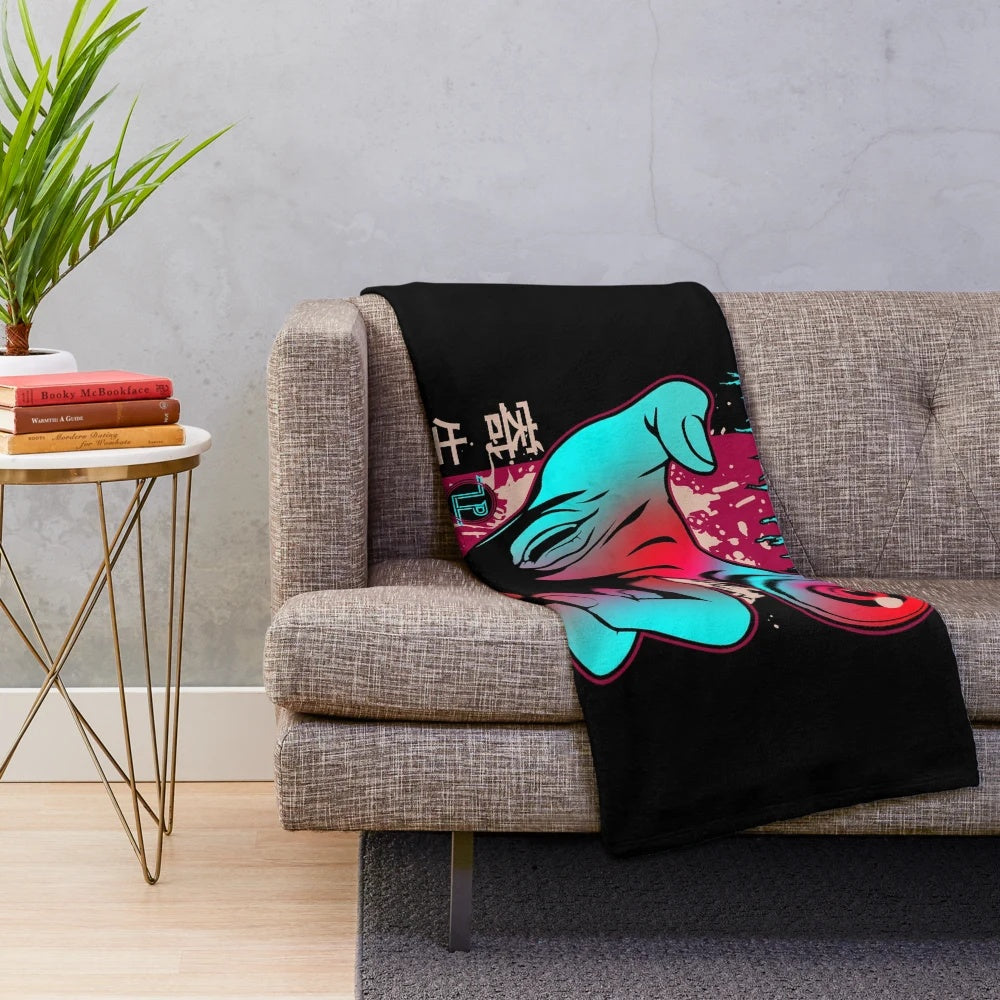 Parasyte the Maxim Plush Blanket featuring Migi and Izumi Shinichi