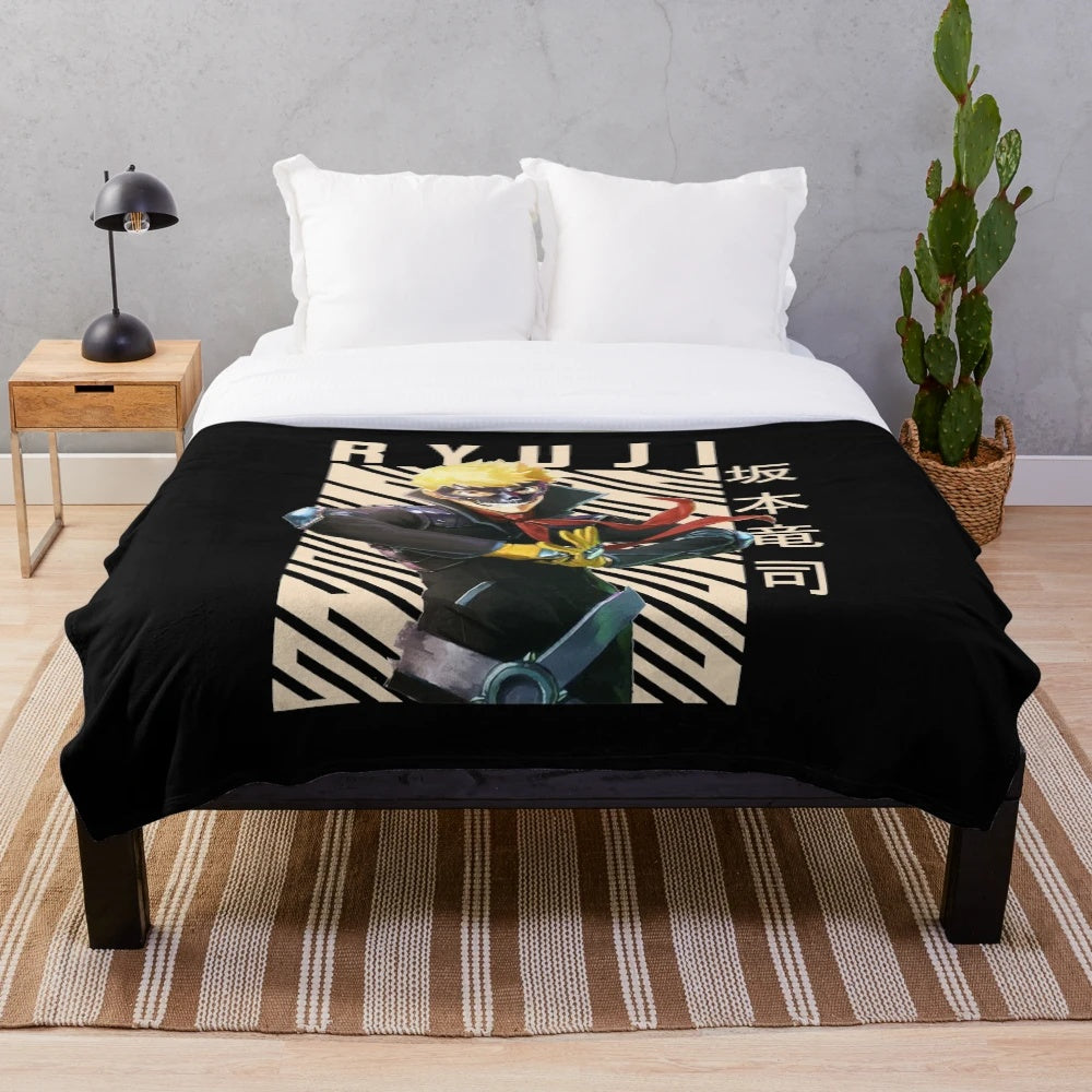 Persona 5 Ryuji Sakamoto Plush Blanket
