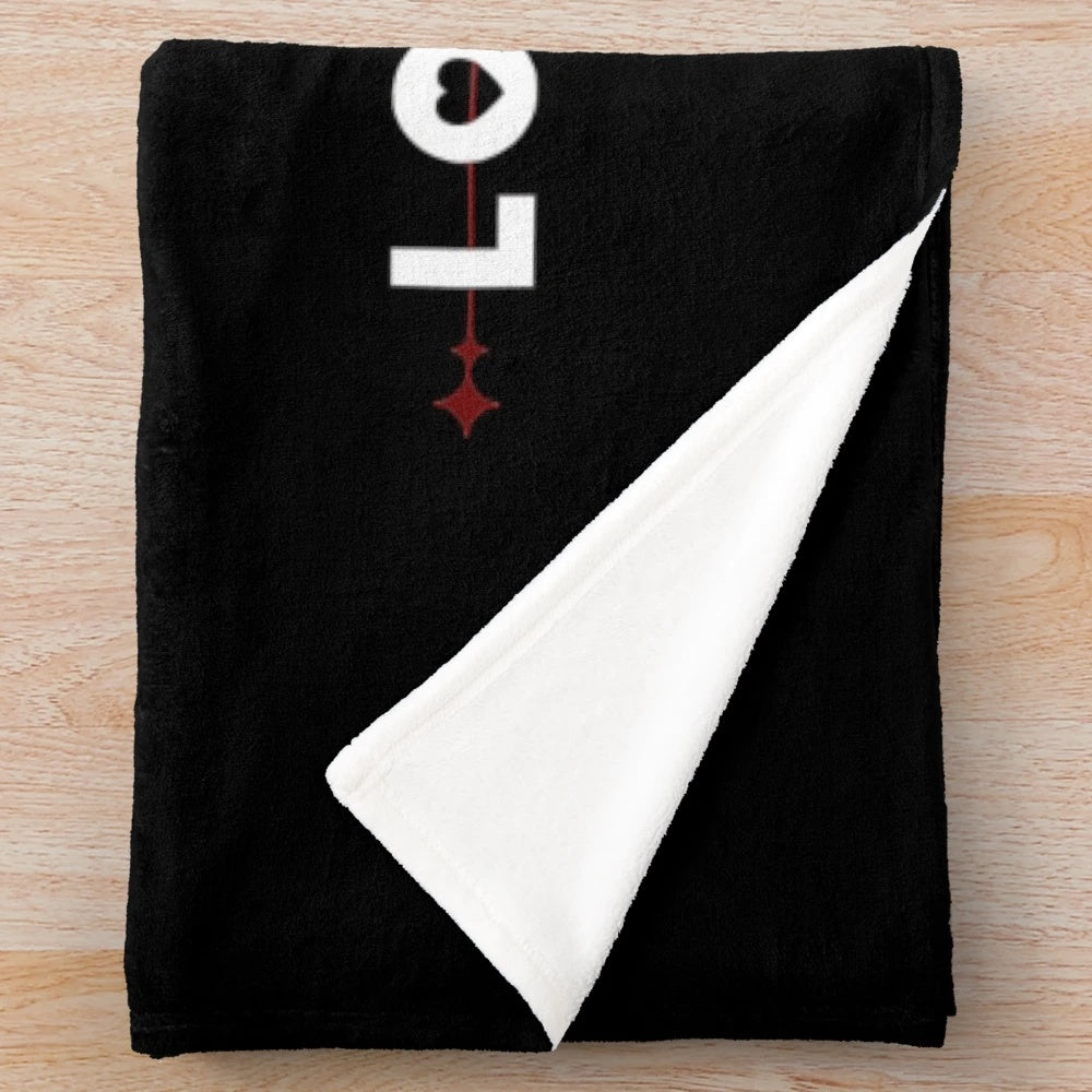 Anime-inspired plush blanket with Kaguya Shinomiya and Miyuki Shirogane from Kaguya-sama: Love is War