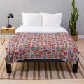 Anime-inspired plush blanket with soft, cozy design