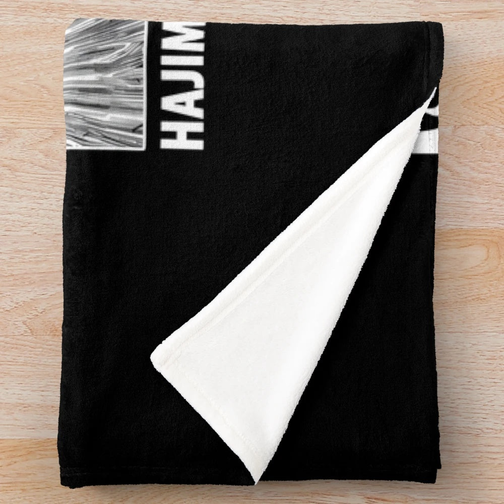 Soft and cozy plush blanket featuring the characters from the anime Hajime No Ippo