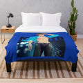 Cozy plush blanket featuring the popular anime character Makoto Tachibana