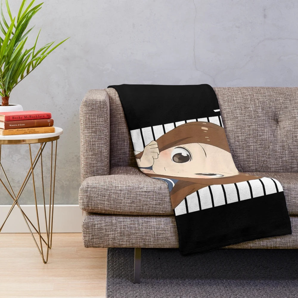 Takagi San inspired anime plush blanket