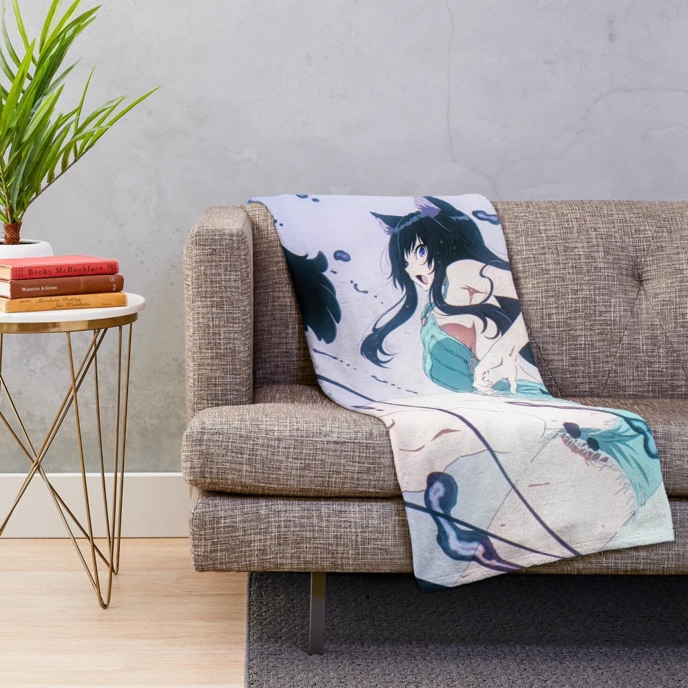 The Eminence in Shadow inspired plush blanket