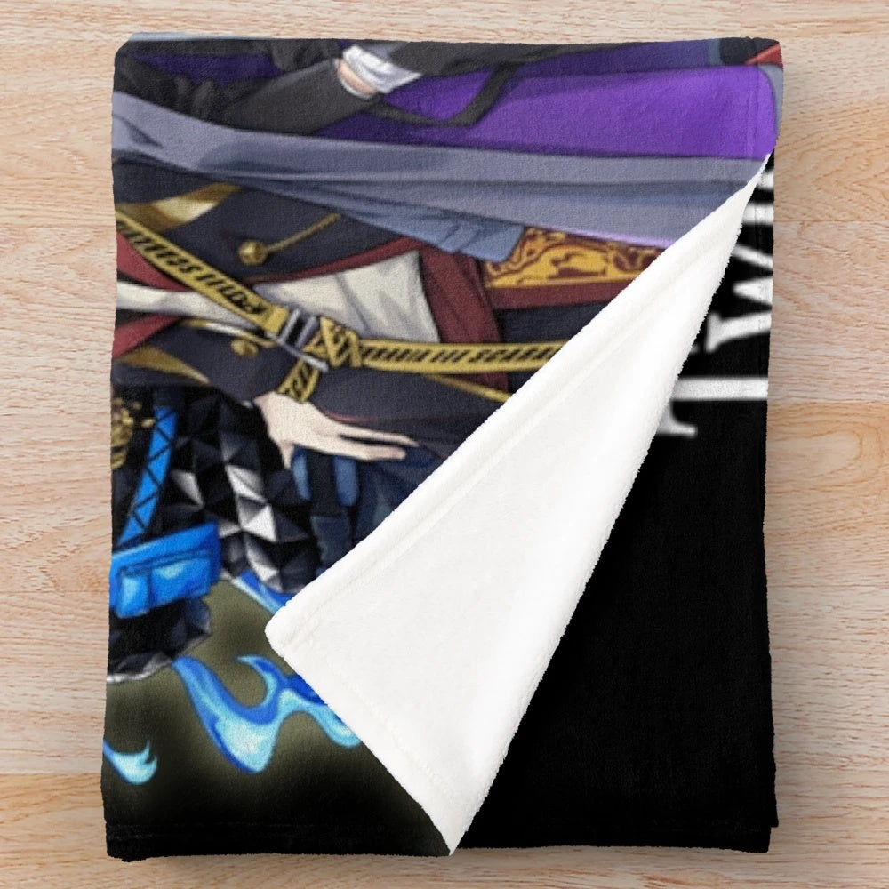 Twistedwonderland anime-inspired plush blanket