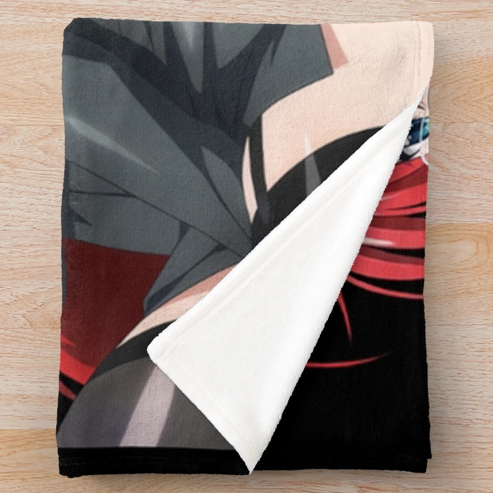 Anime-inspired plush blanket featuring Himejima Akeno and Rias Gremory from High School DxD
