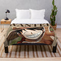 Cozy Plush Blanket with One Piece Anime and Manga Inspired Design