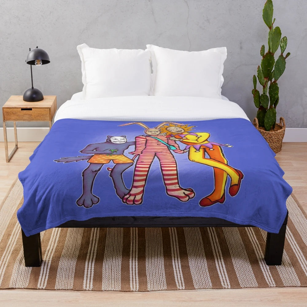 Poppee the Performer anime-inspired plush blanket