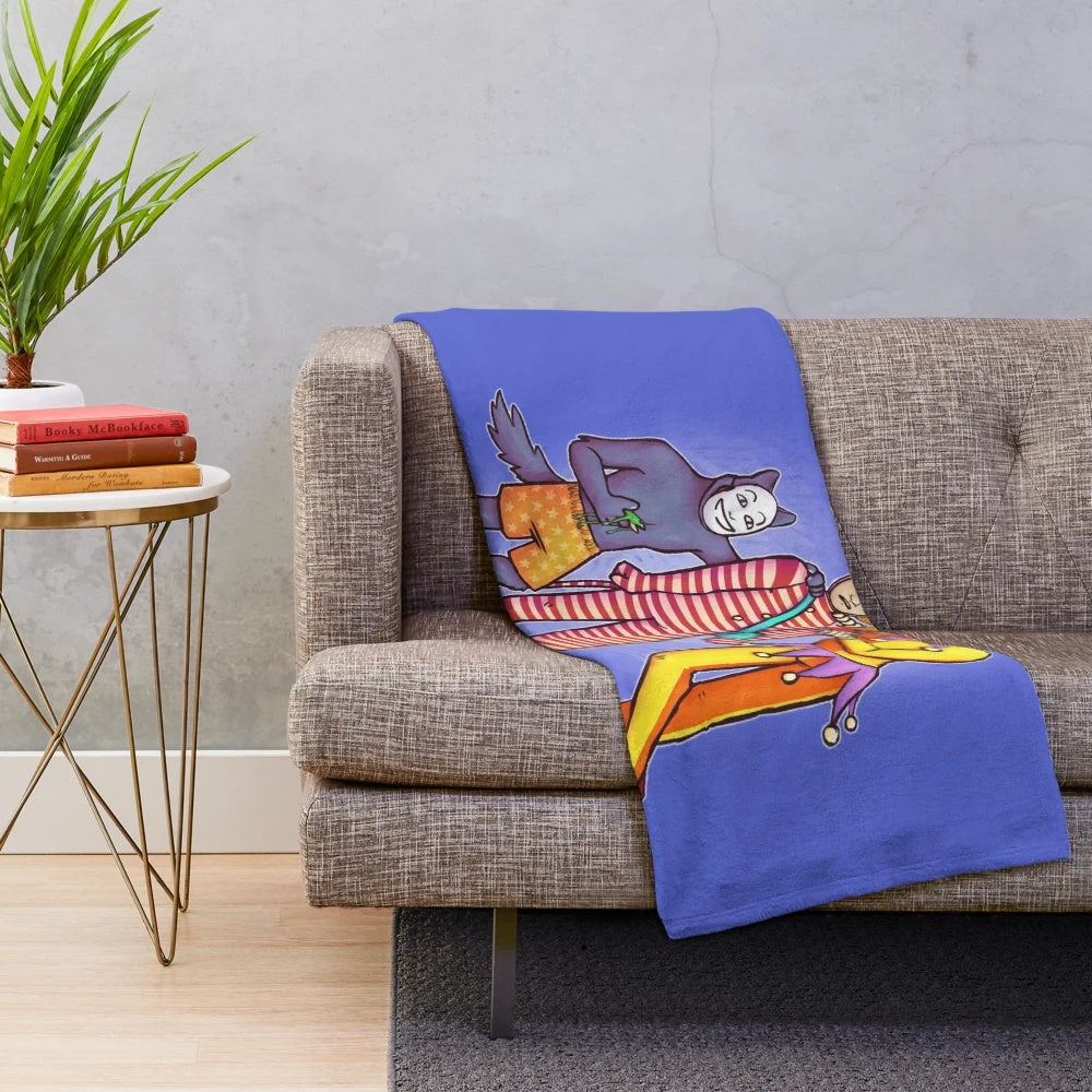 Poppee the Performer anime-inspired plush blanket