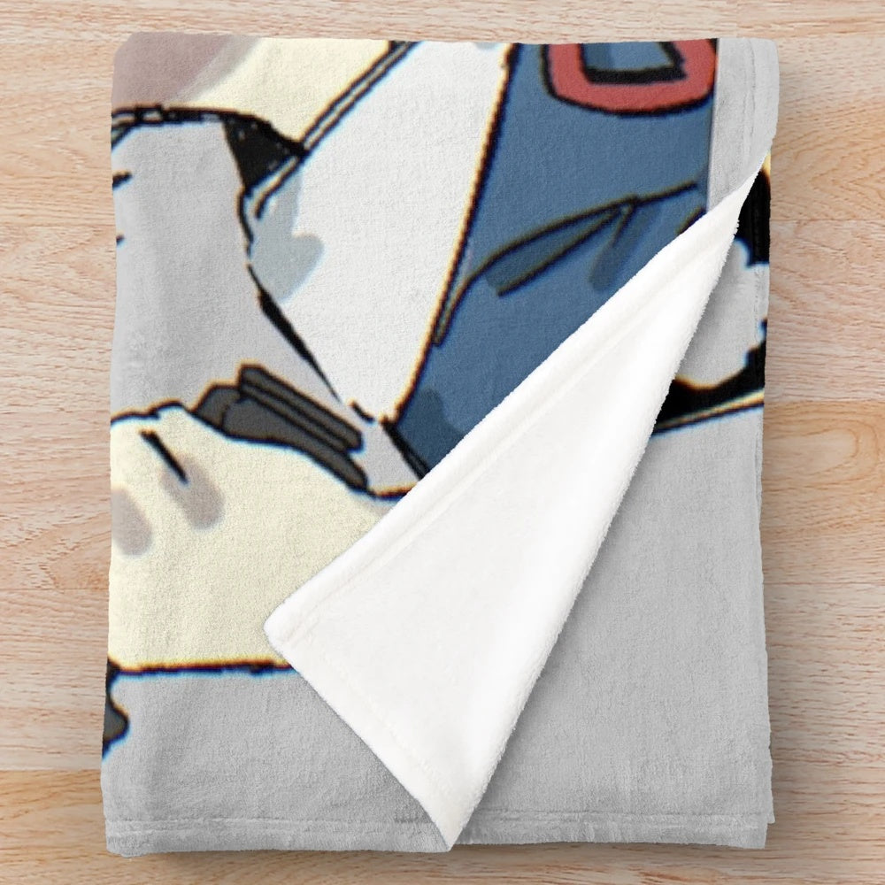 Rei and Asuka Joker Crown Plush Blanket for Anime Fans