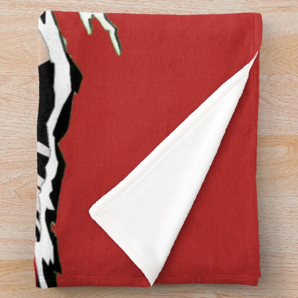 Anime-inspired plush blanket featuring Ren Amamiya, the protagonist of Persona 5