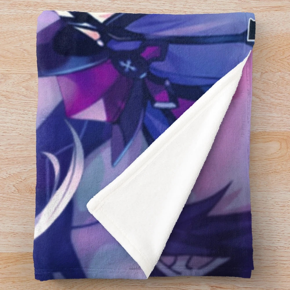 Date A Live reverse Tohka plush blanket featuring the popular anime character